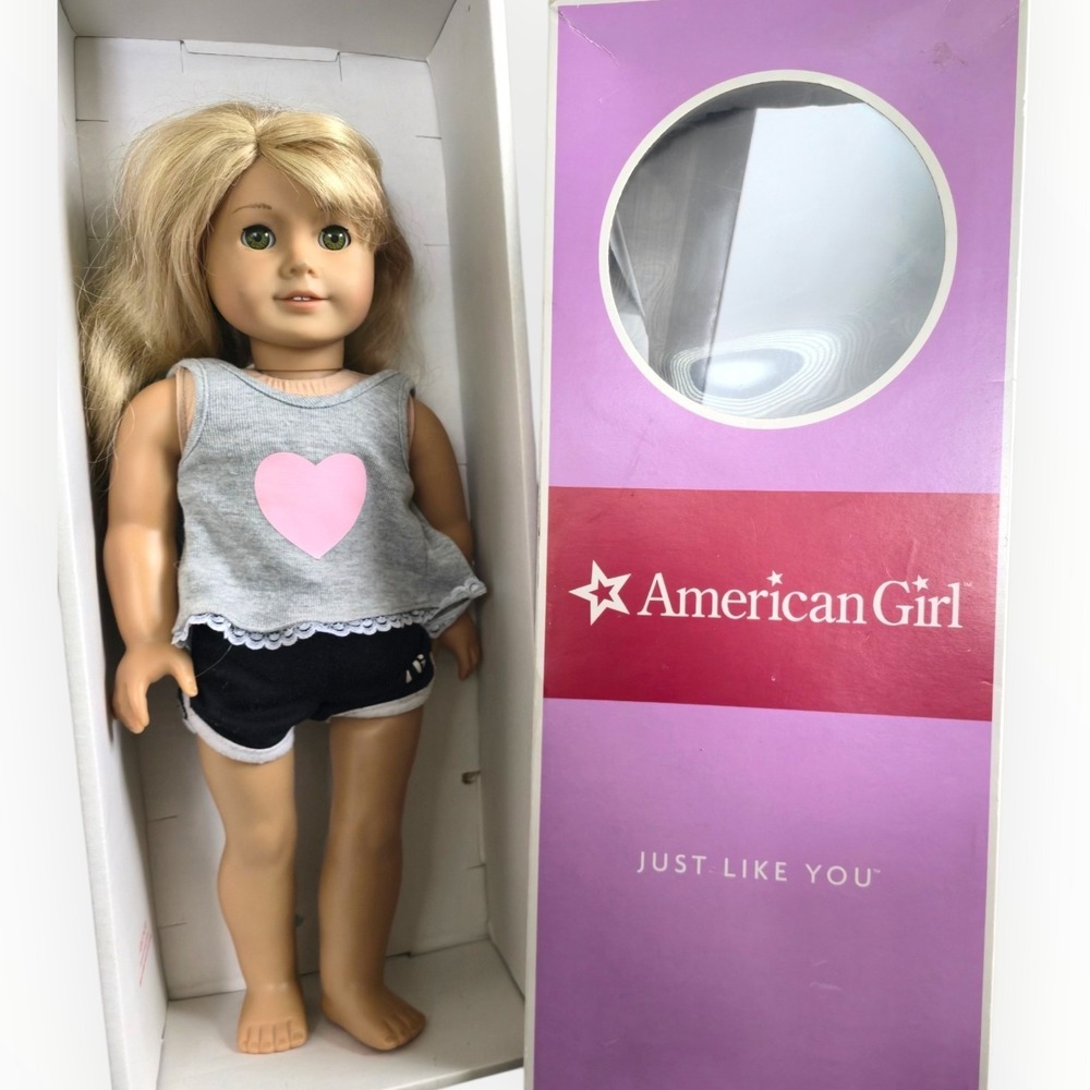 American Girl Doll With Box Blonde Hair